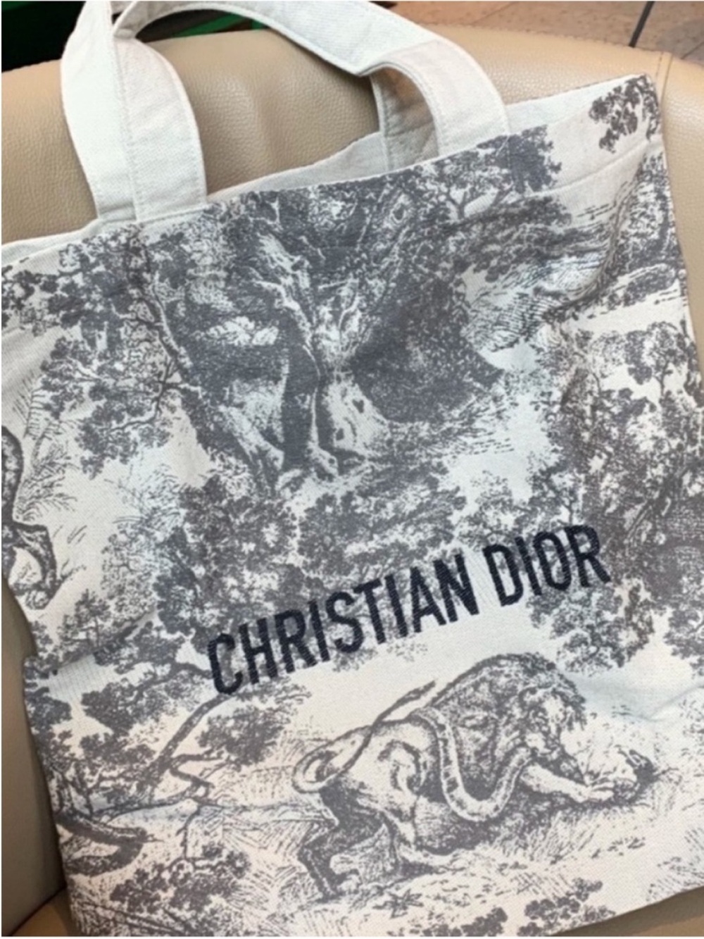 Dior beauty gift tote